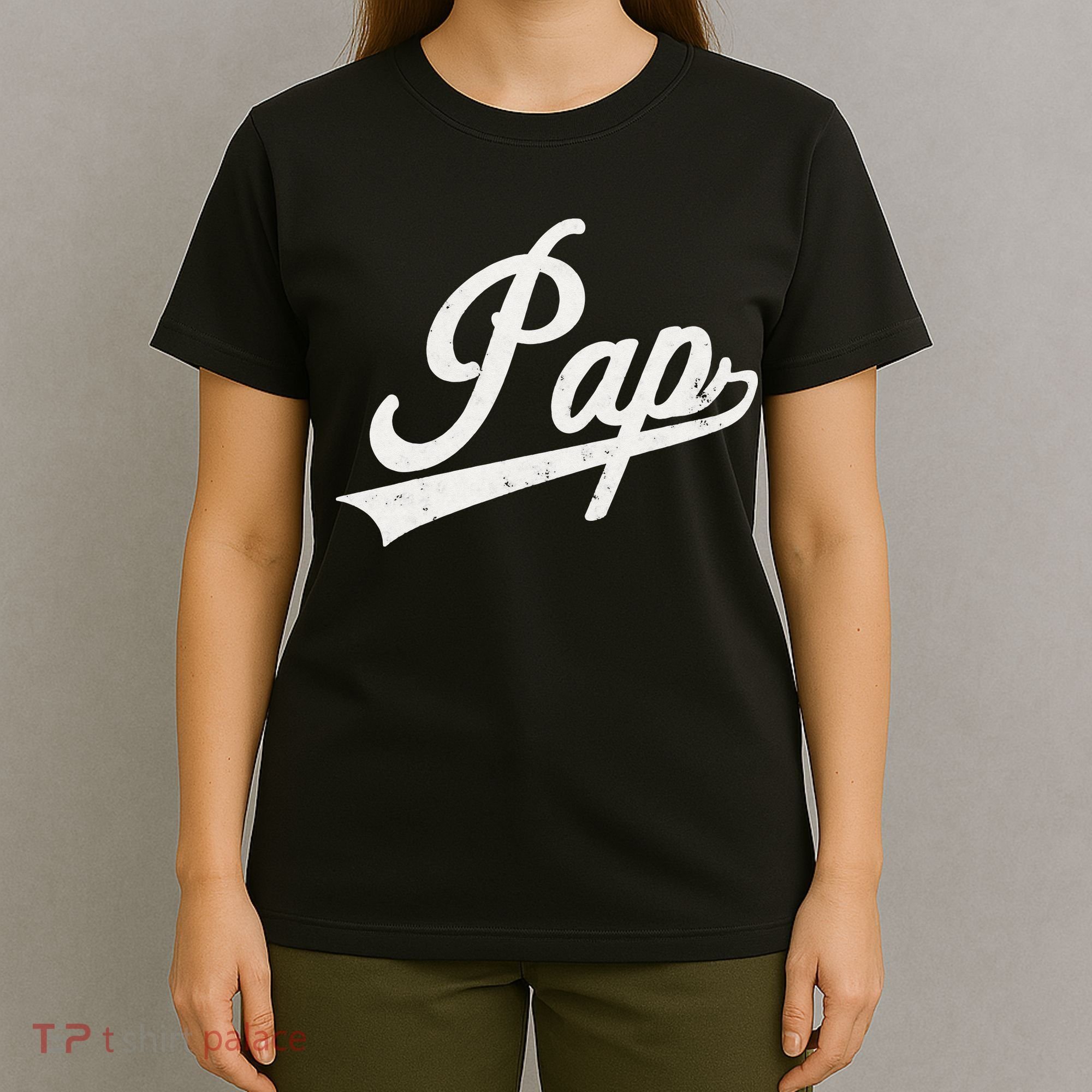 Pap Vintage Retro Style Father’s day gift for Pap Grandpa T-Shirt