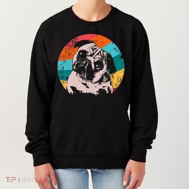 Pug Vintage Style Meaningful Gift Idea Women's Sweatshirt