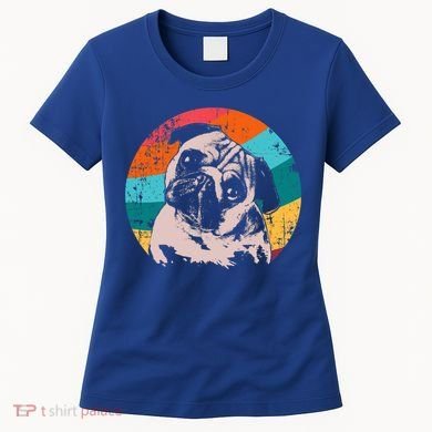 Pug Vintage Style Meaningful Gift Idea Women's T-Shirt