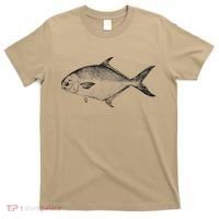 Pompano Vintage Style Pompano Fishing Retro Gift T-Shirt thumb 0