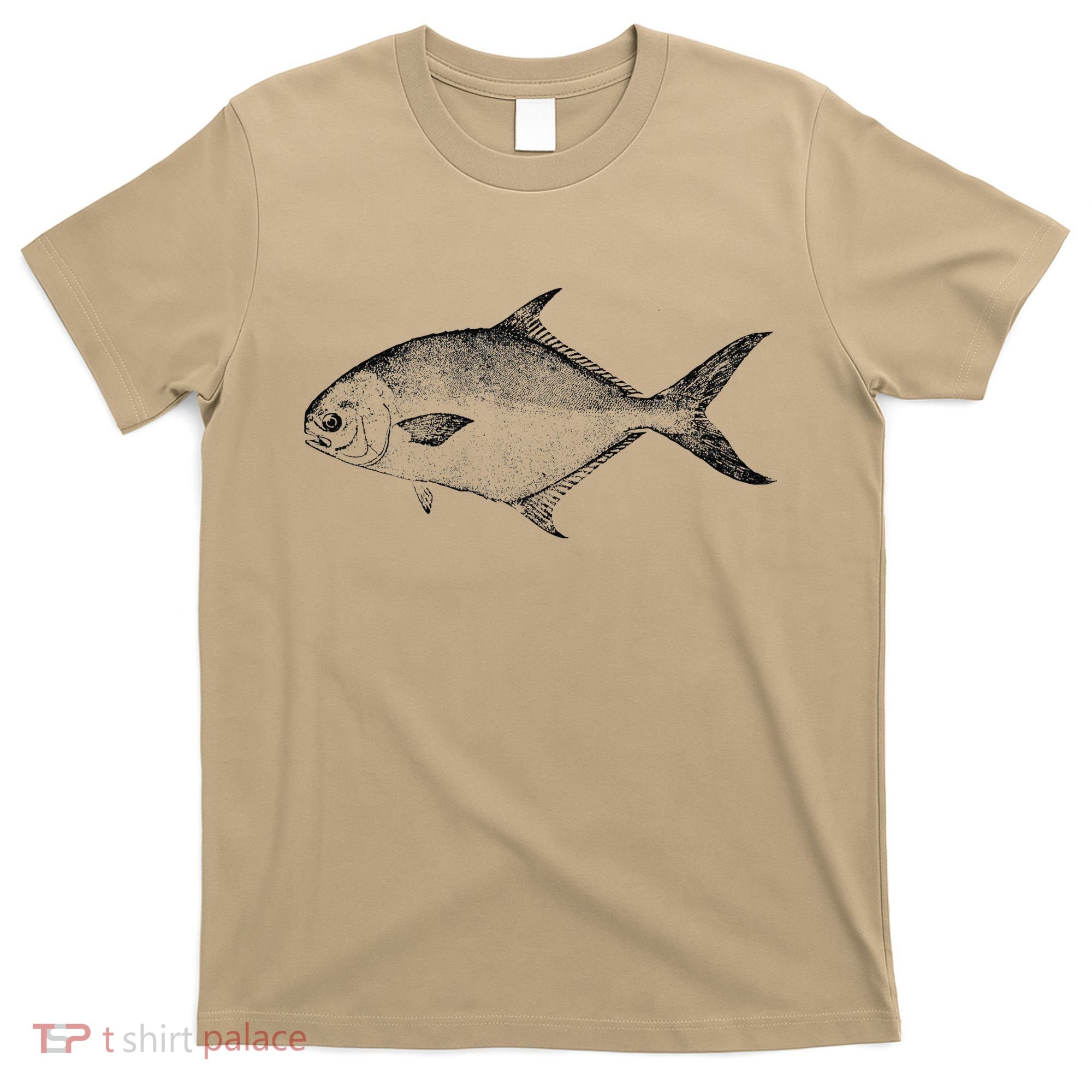 Pompano Vintage Style Pompano Fishing Retro Gift T-Shirt