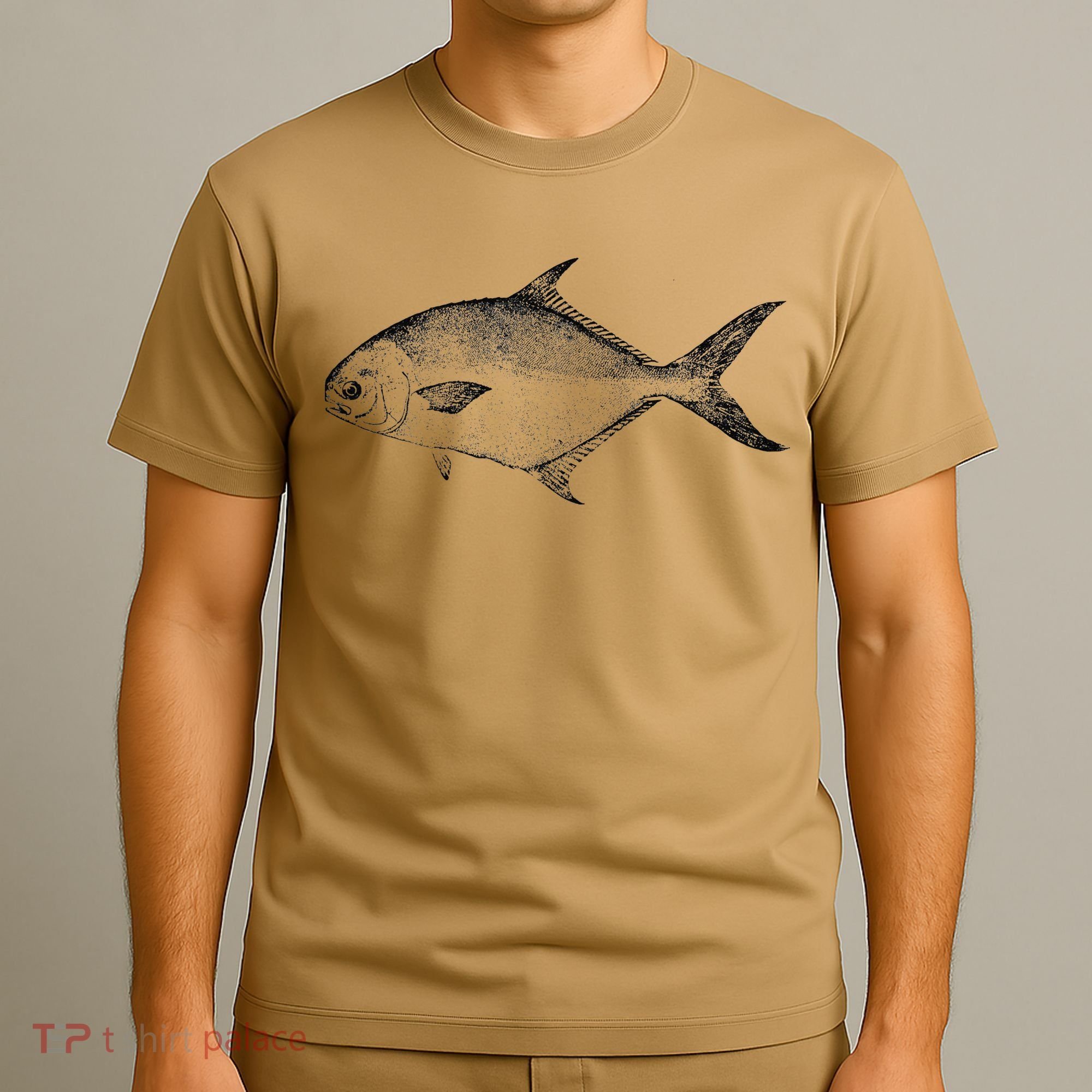Pompano Vintage Style Pompano Fishing Retro Gift T-Shirt