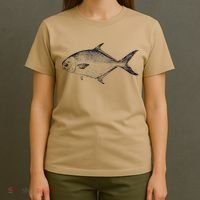 Pompano Vintage Style Pompano Fishing Retro Gift T-Shirt thumb 4