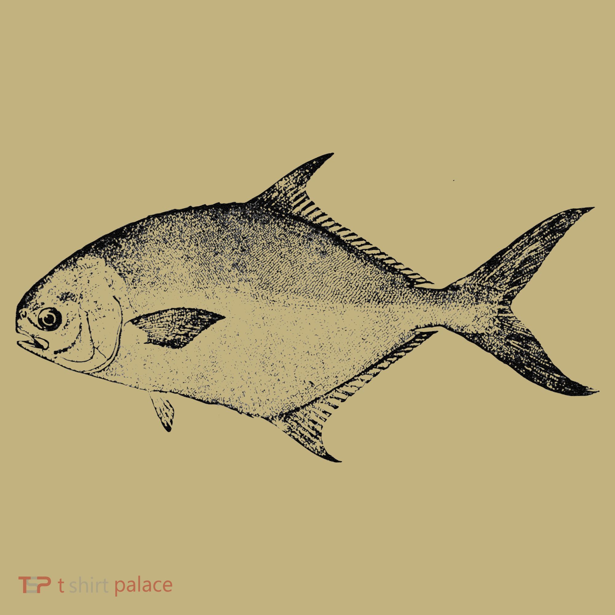 Pompano Vintage Style Pompano Fishing Retro Gift T-Shirt