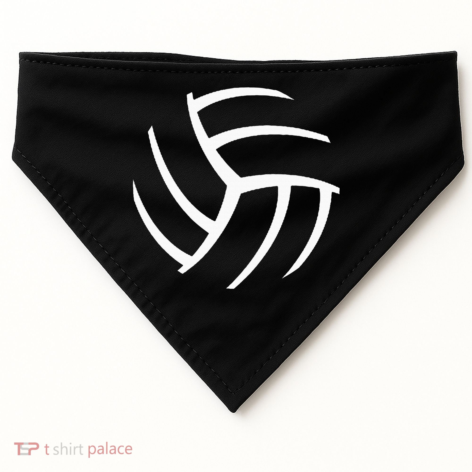 Plain Volleyball Seams Volleyball Player Coaches Sports Gift USA-Made Doggie Bandana