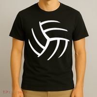 Plain Volleyball Seams Volleyball Player Coaches Sports Gift T-Shirt thumb 3