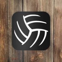 Plain Volleyball Seams Volleyball Player Coaches Sports Gift Coaster thumb 0
