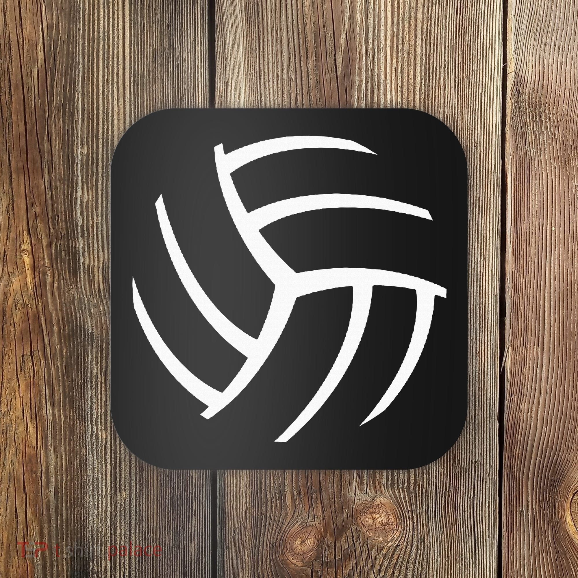 Plain Volleyball Seams Volleyball Player Coaches Sports Gift Coaster