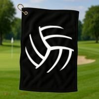 Plain Volleyball Seams Volleyball Player Coaches Sports Gift Golf Towel thumb 1