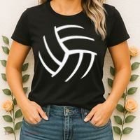 Plain Volleyball Seams Volleyball Player Coaches Sports Gift Women's T-Shirt thumb 2