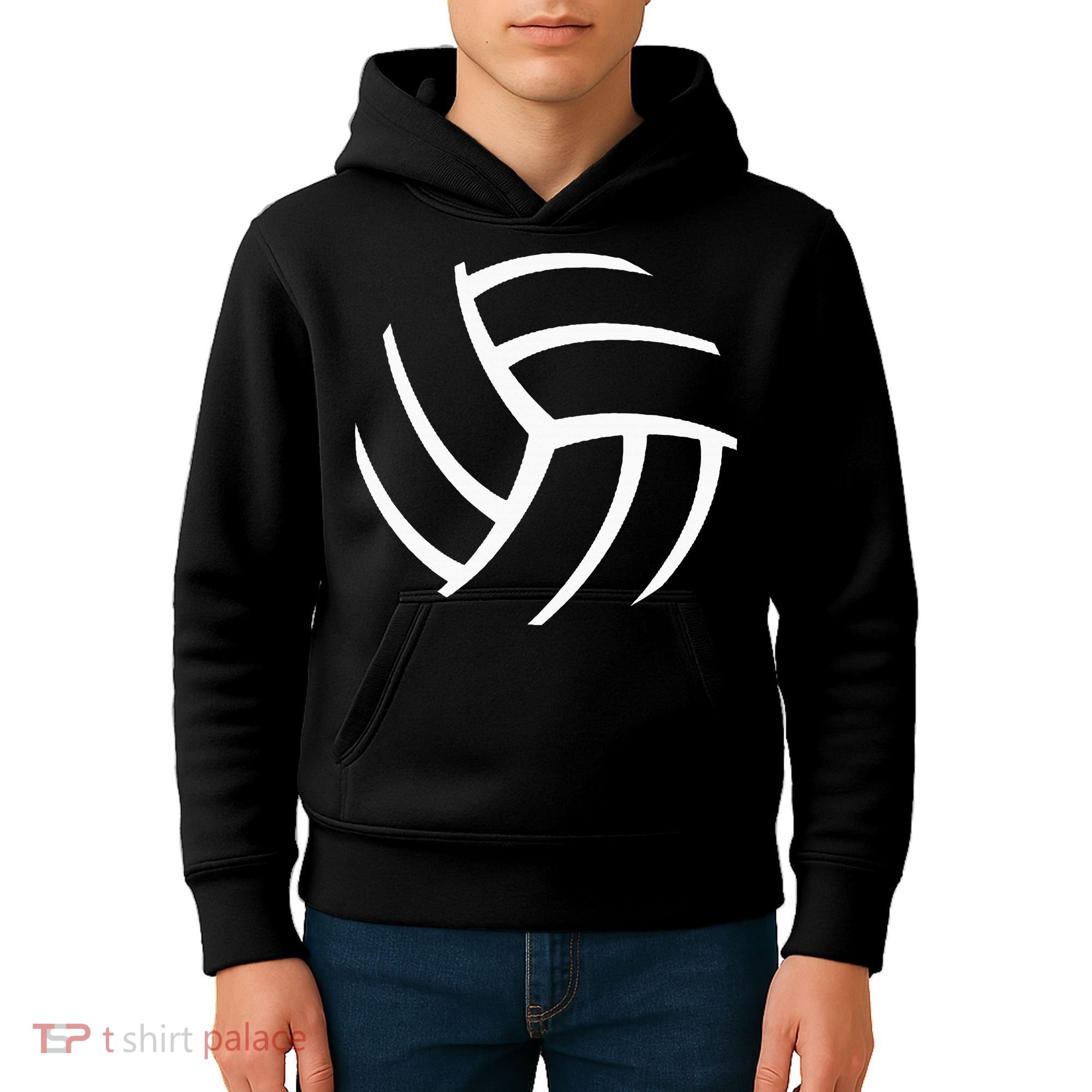 Plain Volleyball Seams Volleyball Player Coaches Sports Gift Kids Hoodie