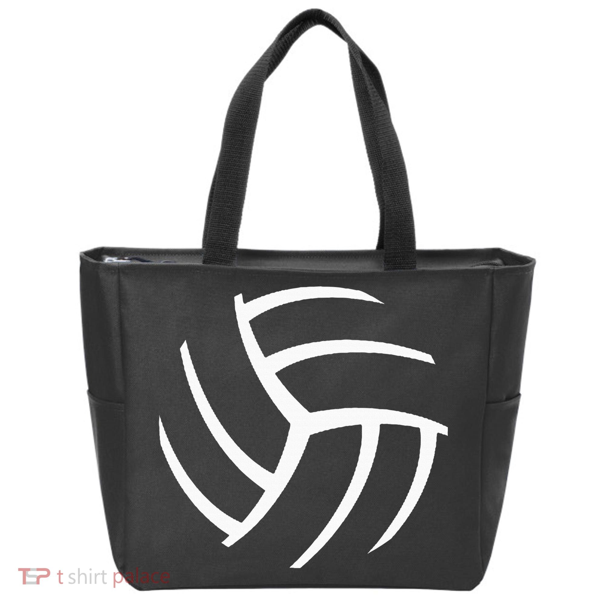 Plain Volleyball Seams Volleyball Player Coaches Sports Gift Tote Bag