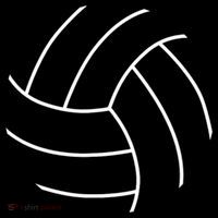 Plain Volleyball Seams Volleyball Player Toddler Hoodie thumb 2