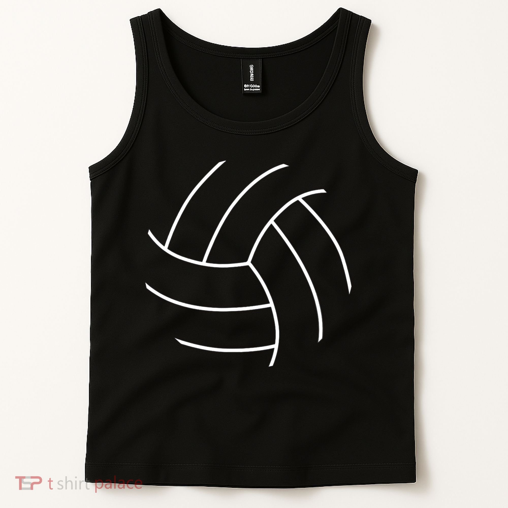 Plain Volleyball Seams Volleyball Player Tank Top