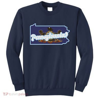 Pennsylvania Vintage State Flag Logo Sweatshirt