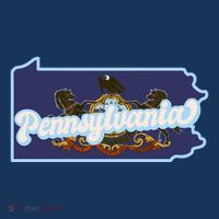 Pennsylvania Vintage State Flag Logo Hat thumb 2