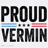 Proud Vermin Simple Word Text Only Vintage Distress T-Shirt thumb 7