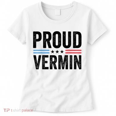 Proud Vermin Simple Word Text Only Vintage Distress Women's T-Shirt