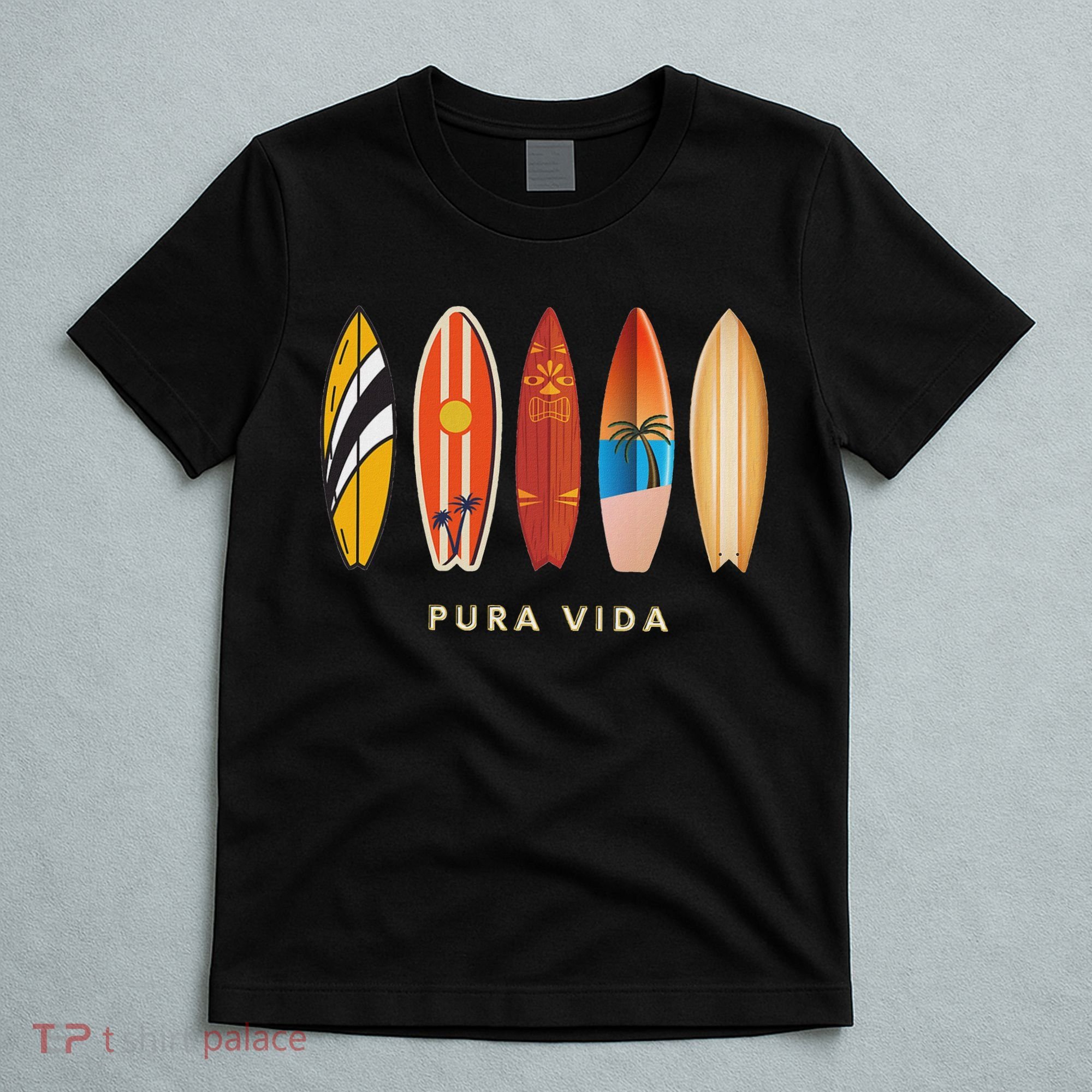Pura Vida Surfboards Costa Rica Surfing T-Shirt