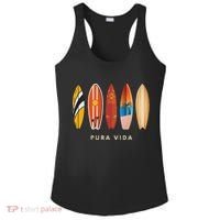 Pura Vida Surfboards Costa Rica Surfing Ladies PosiCharge Competitor Racerback Tank thumb 0