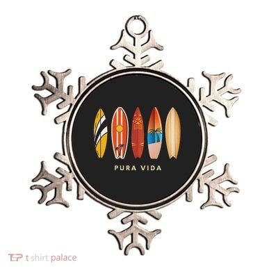 Pura Vida Surfboards Costa Rica Surfing Ornament