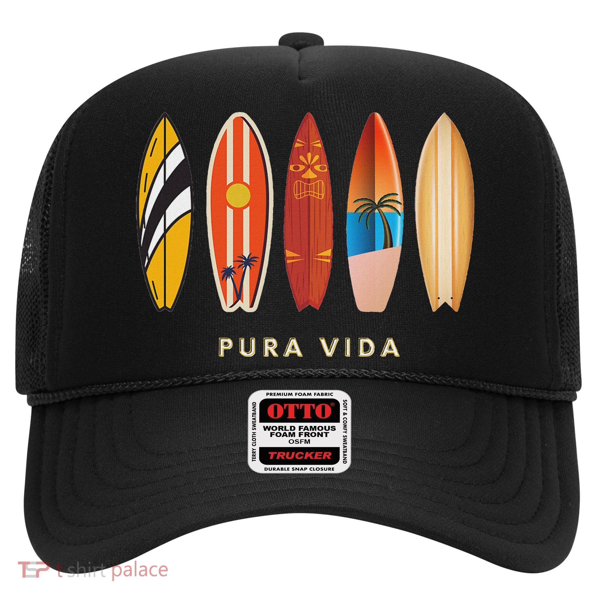 Pura Vida Surfboards Costa Rica Surfing Hat