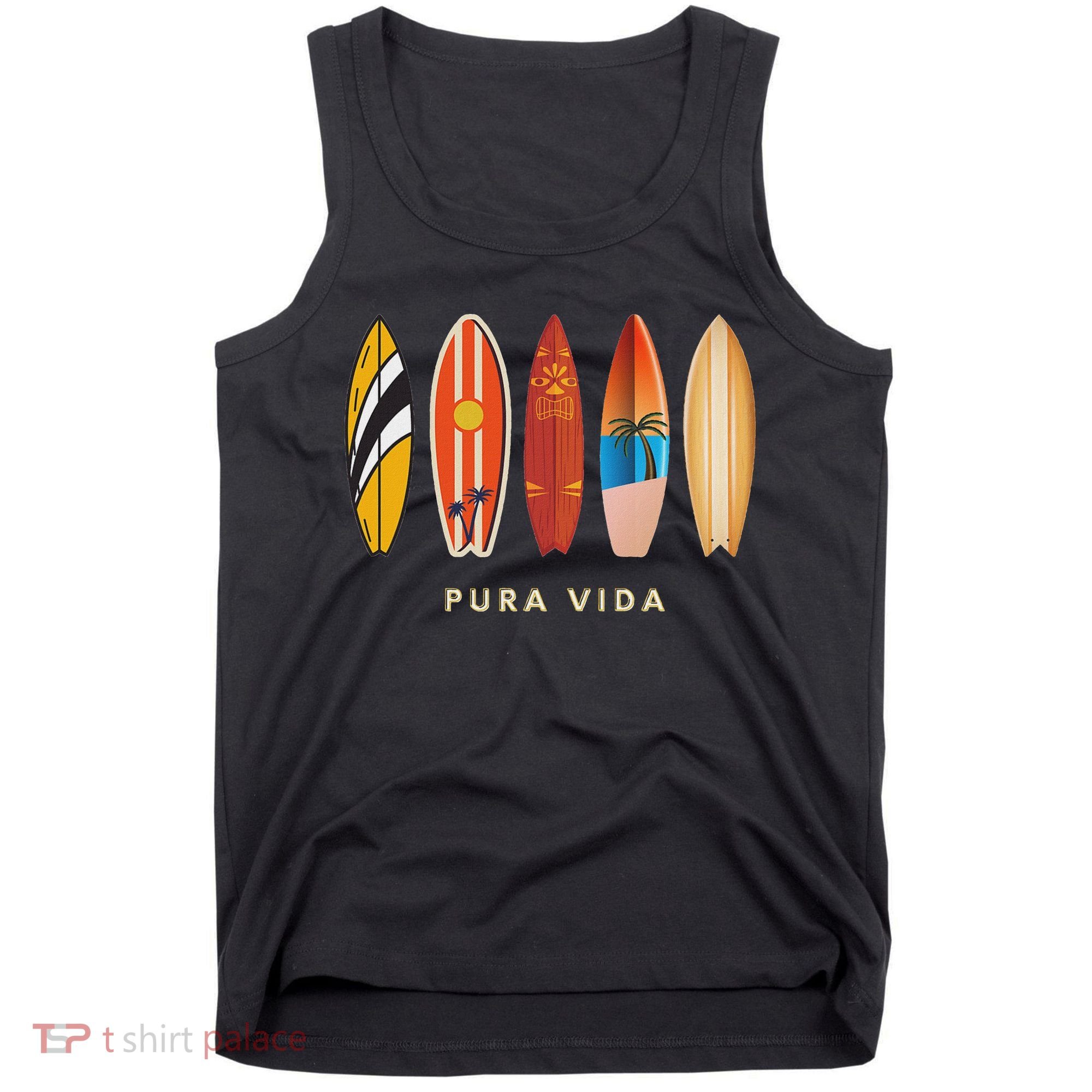 Pura Vida Surfboards Costa Rica Surfing Tank Top