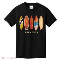 Pura Vida Surfboards Costa Rica Surfing Kids T-Shirt thumb 0