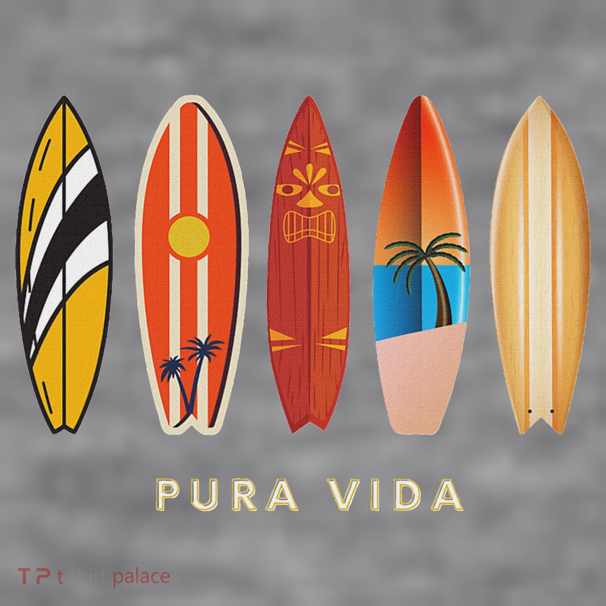 Pura Vida Surfboards Costa Rica Surfing Women's Racerback Cropped Tank