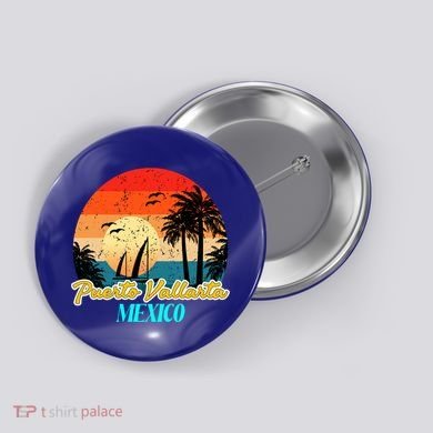 Puerto Vallarta Souvenirs Mexico Vacation Vacay Mode Great Gift Button