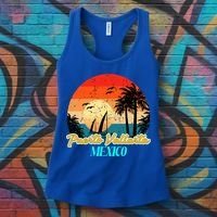 Puerto Vallarta Souvenirs Mexico Vacation Vacay Mode Great Gift Women's Tank Top thumb 3