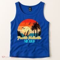 Puerto Vallarta Souvenirs Mexico Vacation Vacay Mode Great Gift Tank Top thumb 2