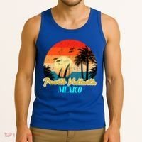 Puerto Vallarta Souvenirs Mexico Vacation Vacay Mode Great Gift Tank Top thumb 3