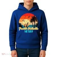 Puerto Vallarta Souvenirs Mexico Vacation Vacay Mode Great Gift Kids Hoodie thumb 4