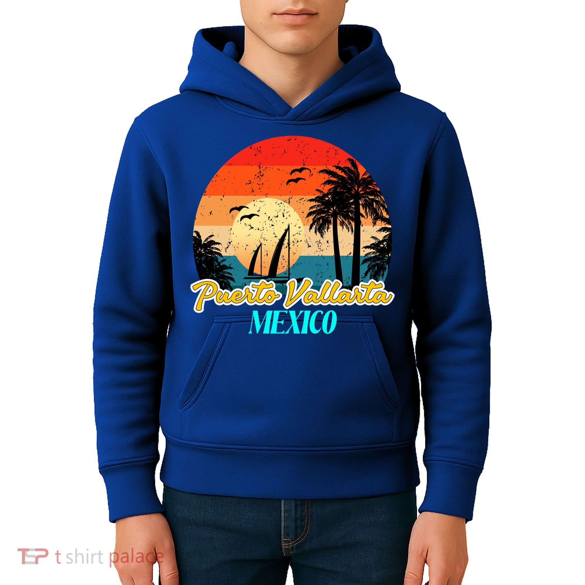 Puerto Vallarta Souvenirs Mexico Vacation Vacay Mode Great Gift Kids Hoodie