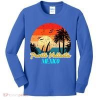 Puerto Vallarta Souvenirs Mexico Vacation Vacay Mode Great Gift Kids Long Sleeve Shirt thumb 0