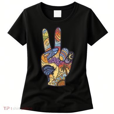 Paradise Vacation Travel Peace Sign Women's T-Shirt