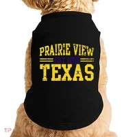 Prairie View Texas Prairie Gift Distressed Doggie Tank thumb 0