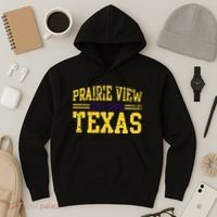 Prairie View Texas Prairie Gift Distressed Hoodie thumb 3