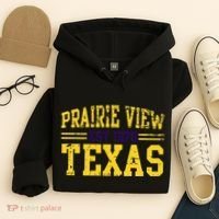 Prairie View Texas Prairie Gift Distressed Hoodie thumb 4