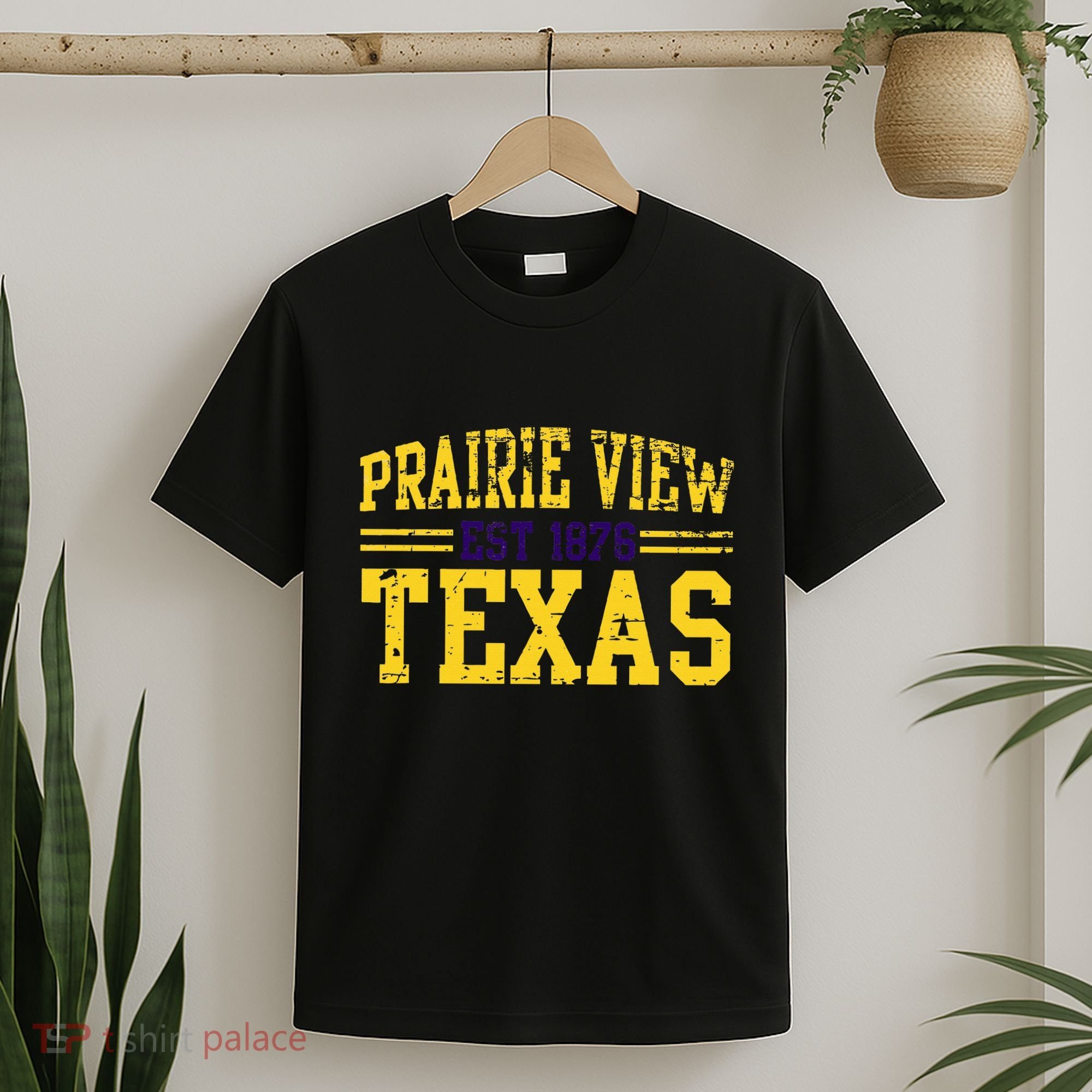 Prairie View Texas Prairie Gift Distressed T-Shirt