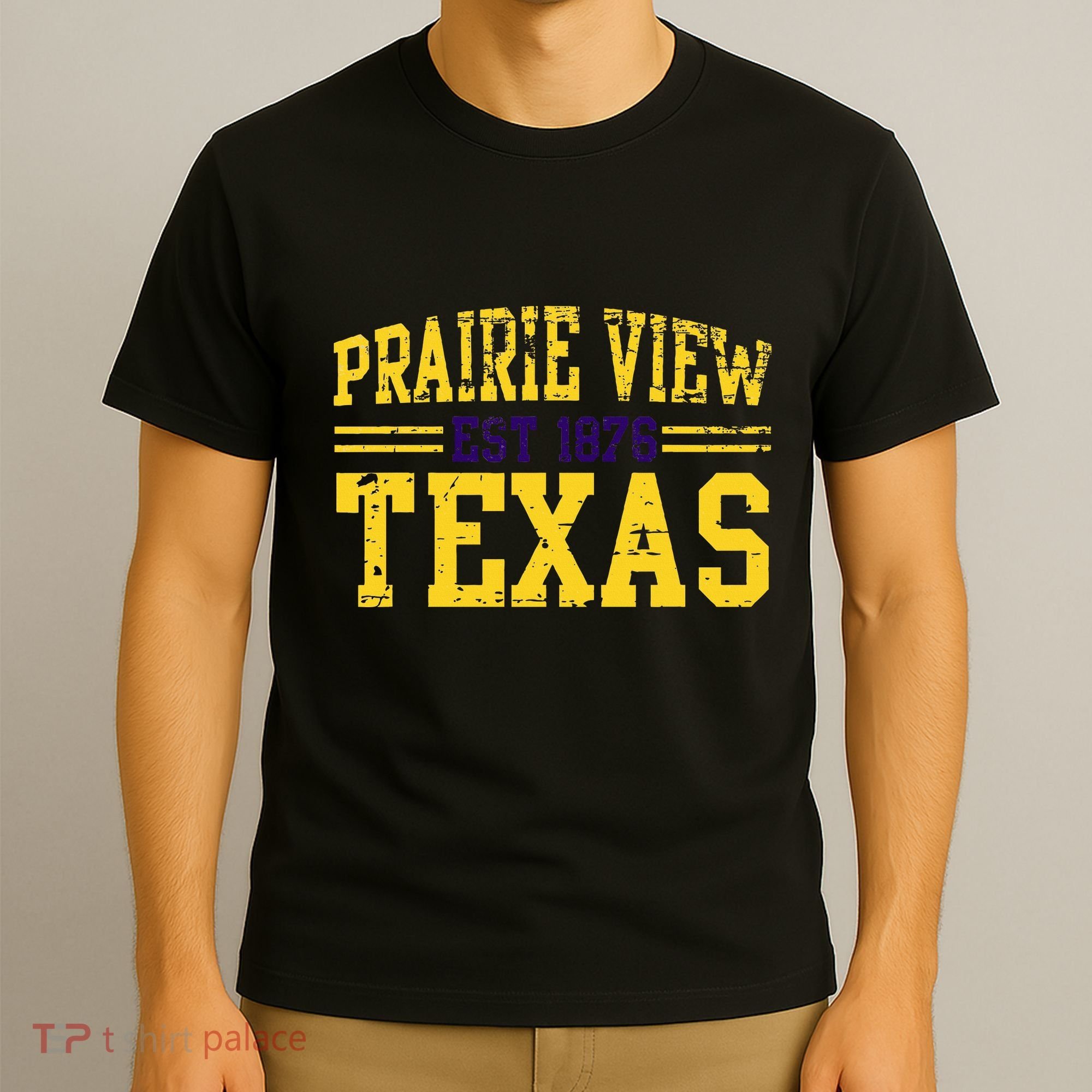 Prairie View Texas Prairie Gift Distressed T-Shirt