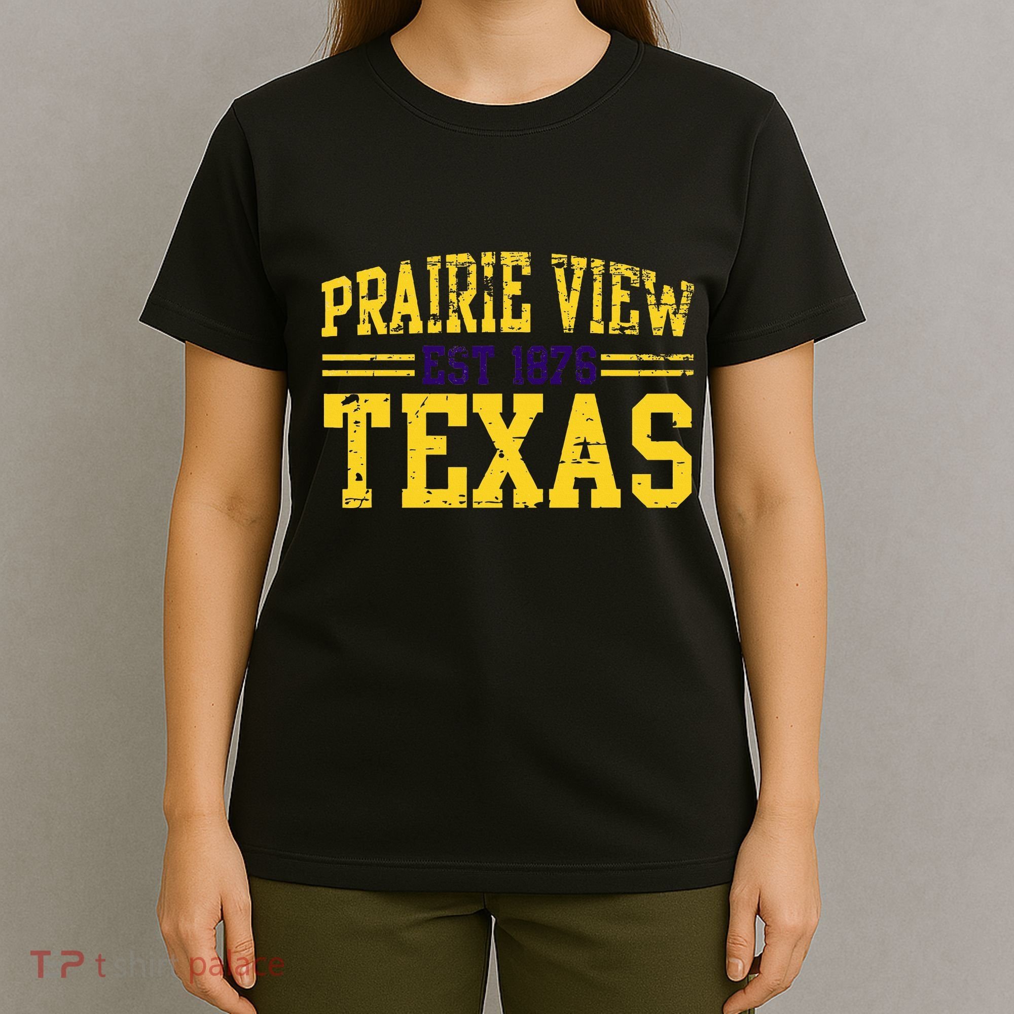 Prairie View Texas Prairie Gift Distressed T-Shirt