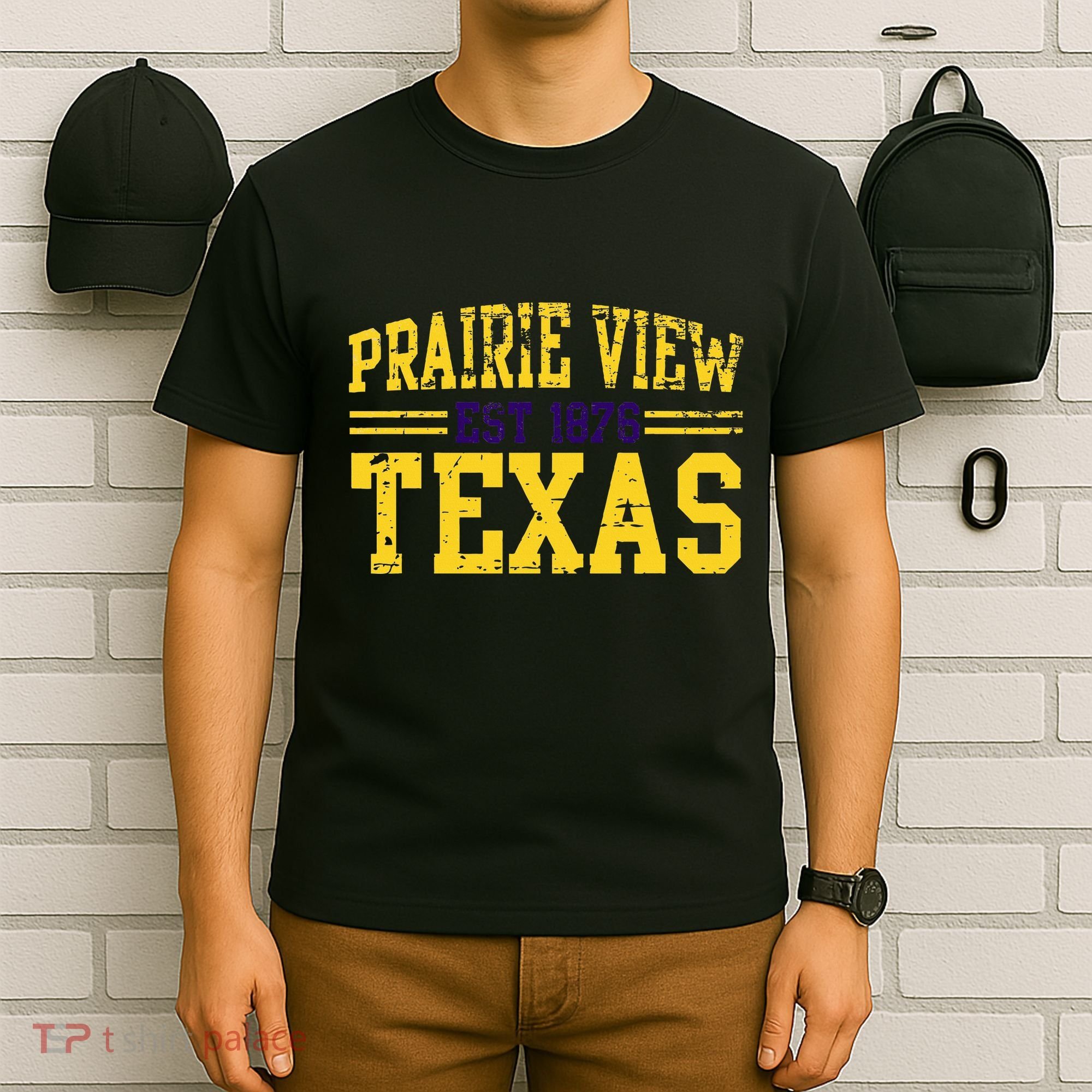 Prairie View Texas Prairie Gift Distressed T-Shirt