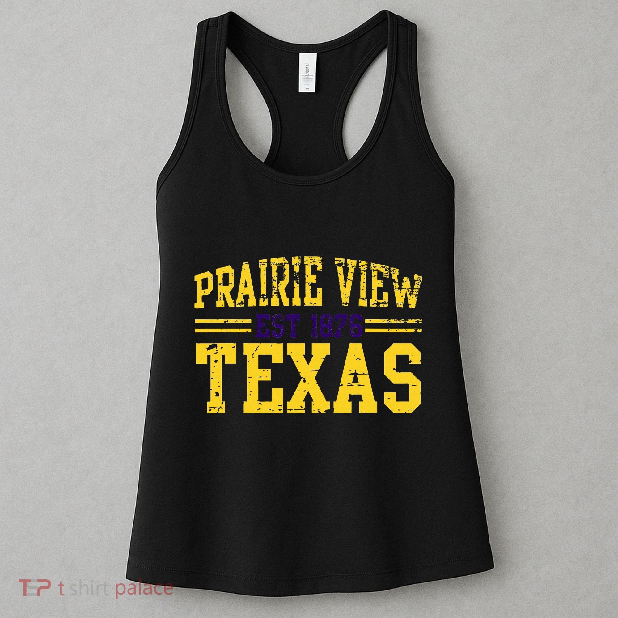 Prairie View Texas Prairie Gift Distressed Women's Tank Top