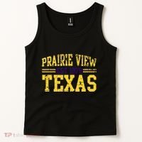 Prairie View Texas Prairie Gift Distressed Tank Top thumb 2