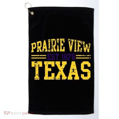 Prairie View Texas Prairie Gift Distressed Golf Towel