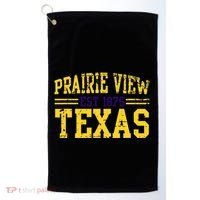 Prairie View Texas Prairie Gift Distressed Golf Towel thumb 0