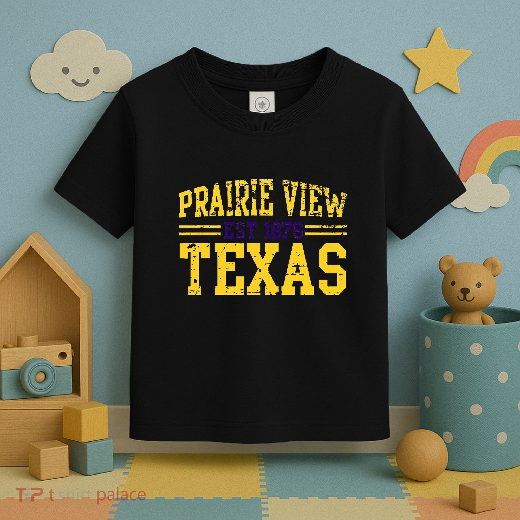 Prairie View Texas Prairie Gift Distressed Toddler T-Shirt