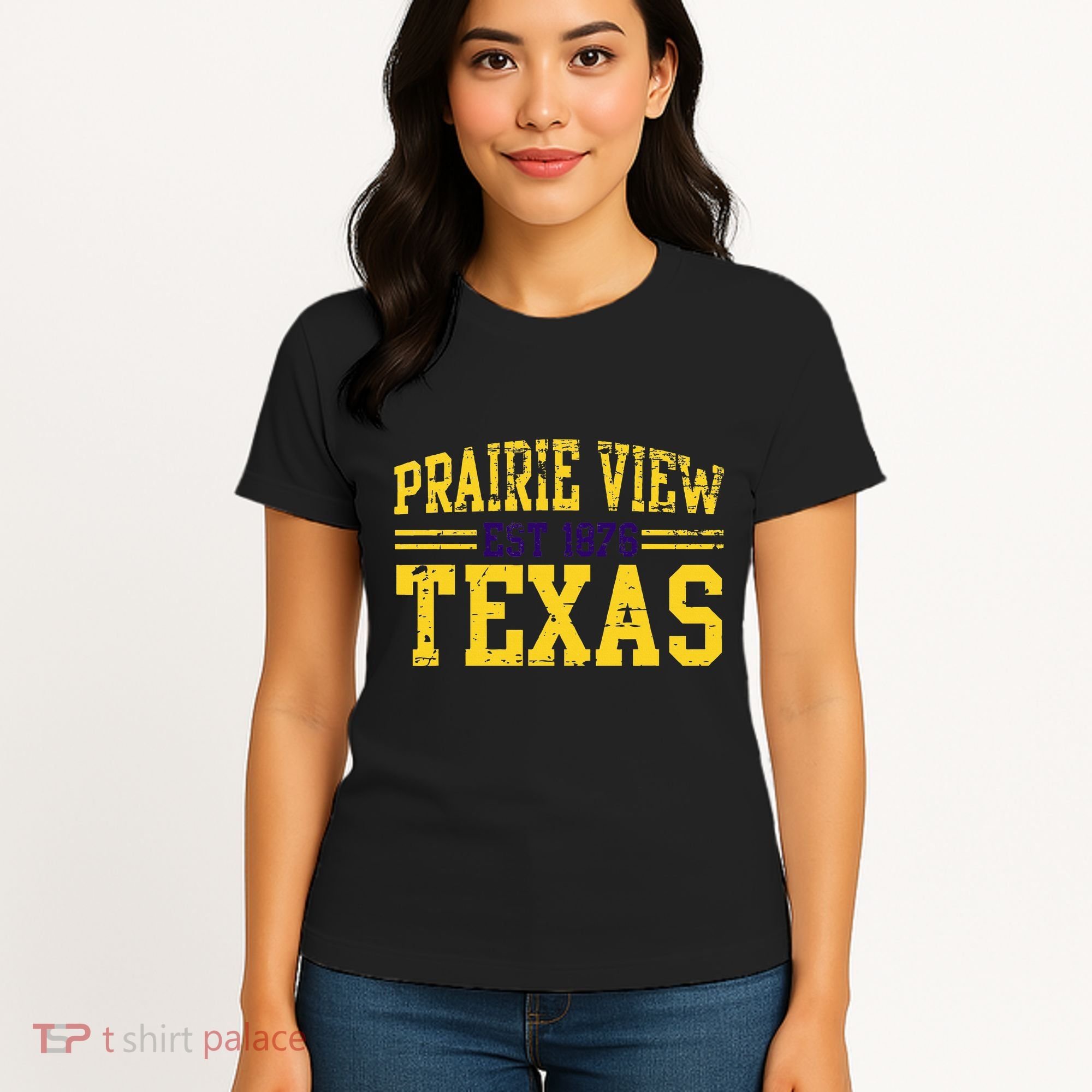 Prairie View Texas Prairie Gift Distressed Women's T-Shirt